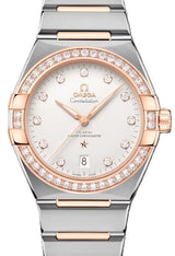 Omega Constellation Srebrny 39 mm Złoto/Stal 131.25.39.20.52.001