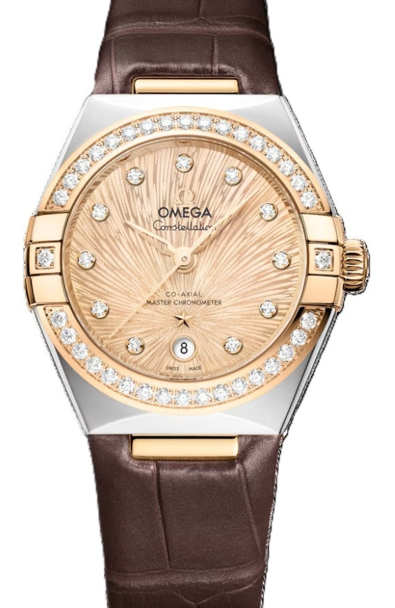 Omega Constellation Żółty 29 mm Złoto/Stal 131.28.29.20.58.001