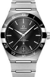 Omega Constellation Czarny 41 mm Stal 131.30.41.21.01.001