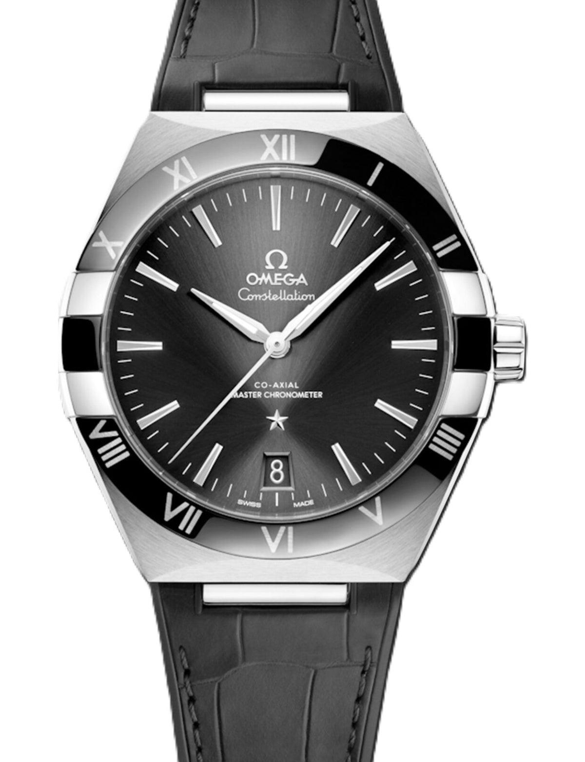Omega Constellation Czarny 41 mm Stal 131.33.41.21.01.001