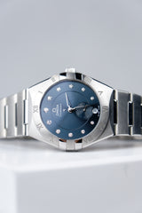 Omega Constellation Niebieski 34 mm Stal 131.10.34.20.53.001