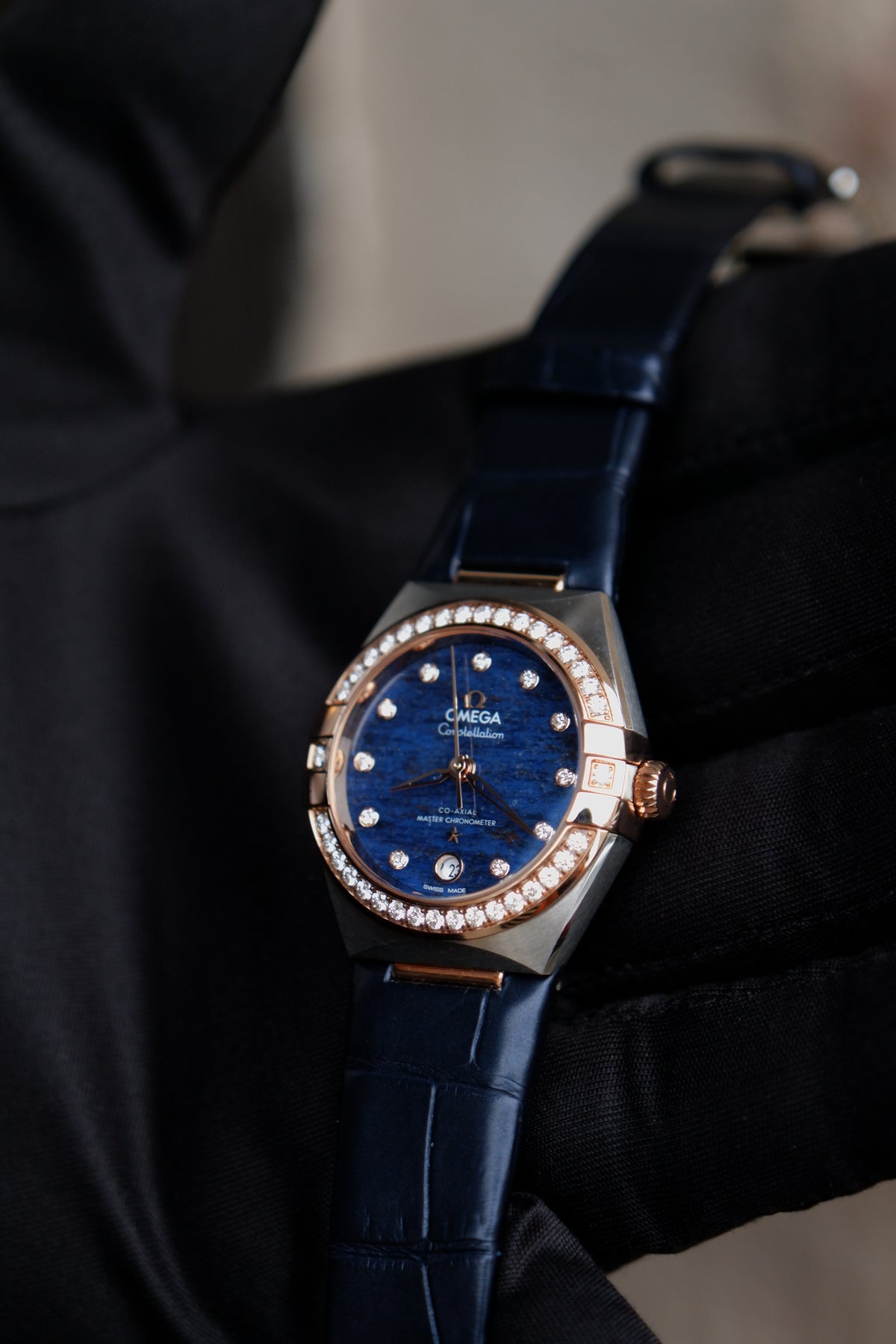Omega Constellation Niebieski 29 mm Zloto/Stal 131.28.29.20.99.003
