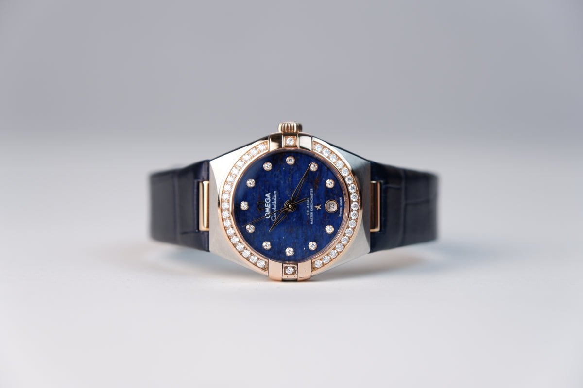 Omega Constellation Niebieski 29 mm Zloto/Stal 131.28.29.20.99.003