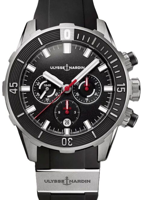 Ulysse Nardin Diver Chronograph Niebieski 44 mm Tytan 1503-170-3/93