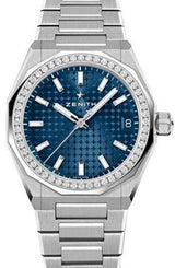Zenith Defy Skyline Niebieski 36 mm Stal 16.9400.670/51.I001