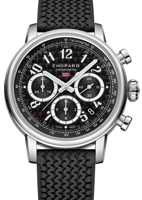Chopard Mille Miglia Classic Chronograph Czarny 40 mm Stal 168619-3001