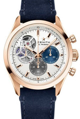 Zenith Chronomaster Open Biały 40 mm Złoto różowe 18.3300.3604/69.C922