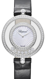 Chopard Happy Diamonds Icons Masa perłowa 32 mm Złoto białe 209426-1201