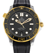 Omega Seamaster Diver 300 M Czarny 42 mm Zloto/Stal 210.22.42.20.01.001