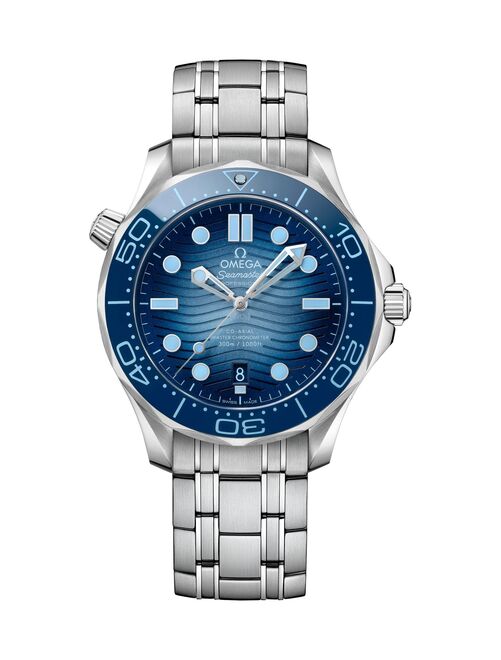 Omega Summer Seamaster Diver 300m 75th Niebieski Stal