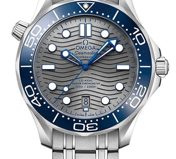 Omega Seamaster Diver 300 M Czarny 42 mm Stal