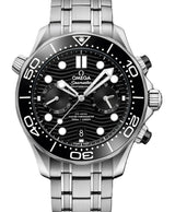 Omega Seamaster Diver 300 M Czarny 44 mm Stal 210.30.44.51.01.001
