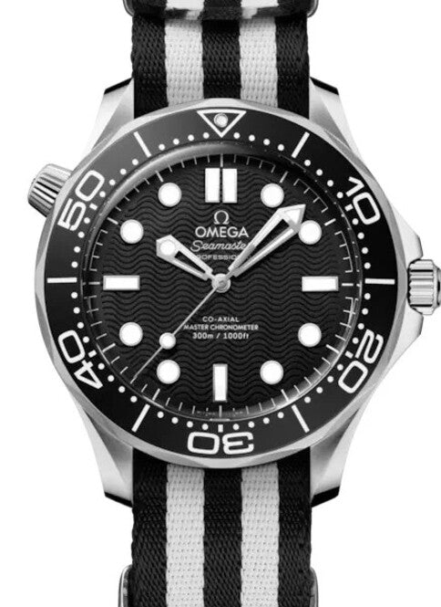 Omega Seamaster Diver Czarny 42 mm Stal 210.32.42.20.01.005