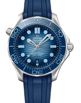 Omega Seamaster Diver 300 M Niebieski 42 mm Stal 210.32.42.20.03.002