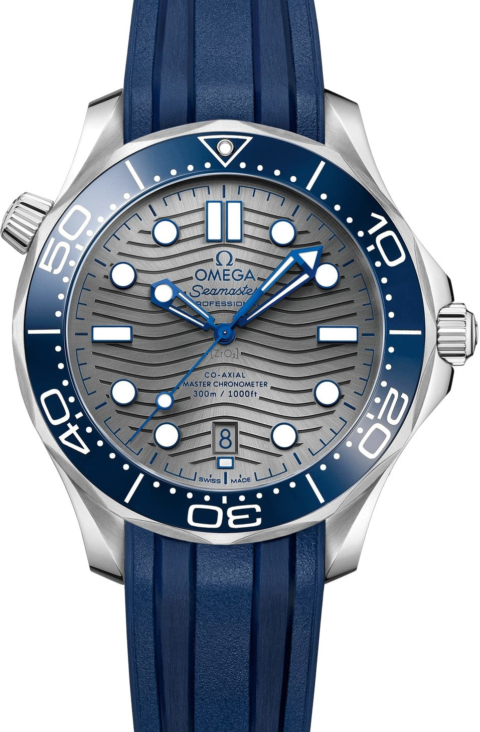 Omega Seamaster Diver 300 M Szary 42 mm Stal 210.32.42.20.06.001