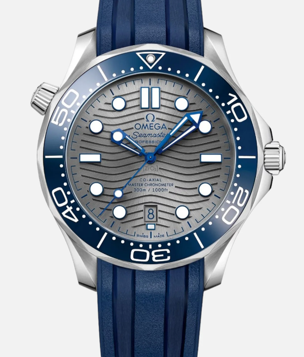 Omega Seamaster Diver 300 M Szary 42 mm Stal