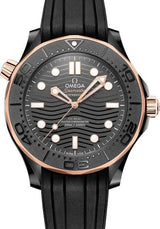 Omega Seamaster Diver 300 M Czarny 43.5 mm Złoto rozowe 210.62.44.20.01.001