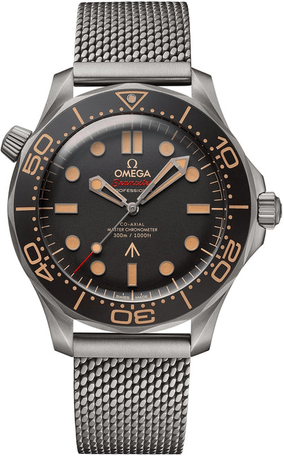 Omega Seamaster Diver 300 M 007 Czarny 42 mm Tytan