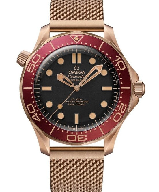 Omega Seamaster Diver Czarny 42 mm Brąz 210.90.42.20.01.003