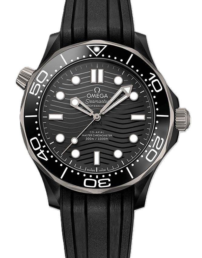Omega Seamaster Diver 300 M Czarny 43.5 mm Ceramika 210.92.44.20.01.001
