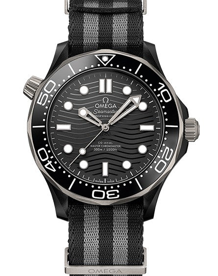 Omega Seamaster Diver 300 M Czarny 43.5 mm Tytan 210.92.44.20.01.002