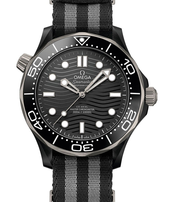 Omega Seamaster Diver 300 M Czarny 43.5 mm Tytan