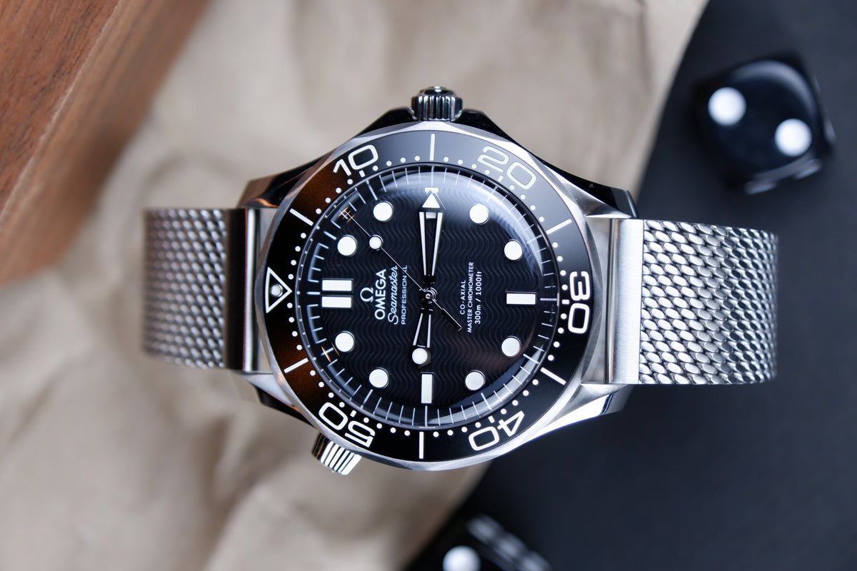 Omega Seamaster Diver 300 M Czarny 42 mm Stal 210.30.42.20.01.010