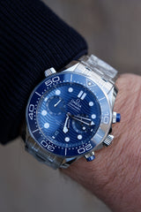 Omega Seamaster Diver 300 M Niebieski 44 mm Stal 210.30.44.51.03.001