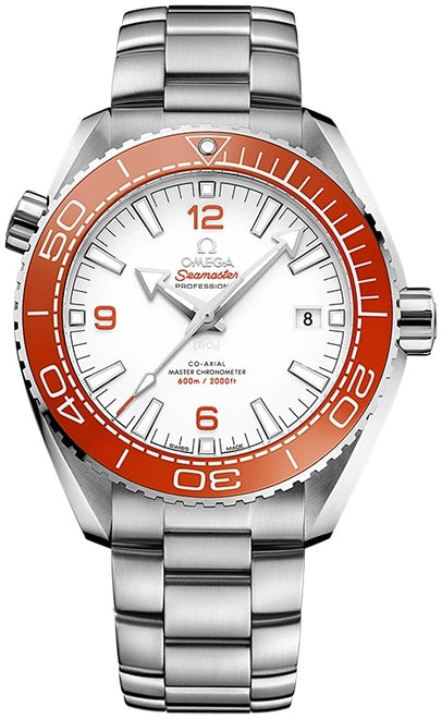 Omega Seamaster Planet Ocean 600 M Bialy 43.5 mm Stal