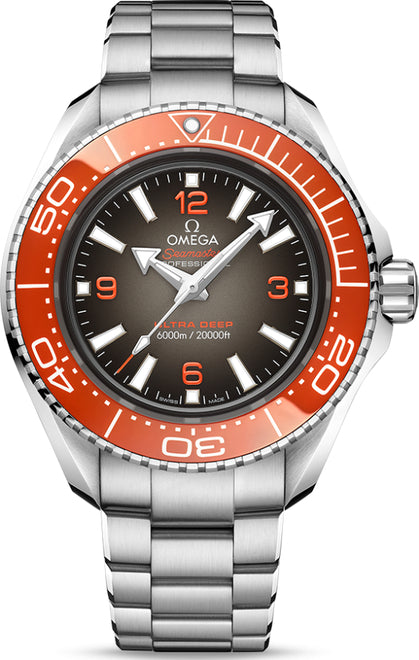 Omega Seamaster Planet Ocean 6000 M Szary 45.5 mm Stal