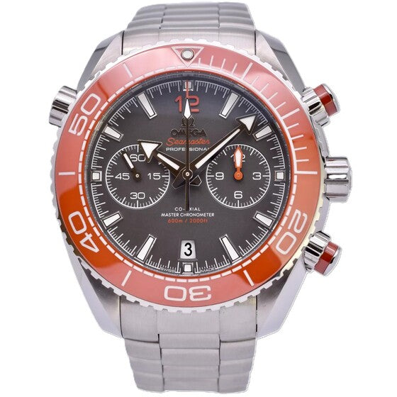 Omega Seamaster Planet Ocean 600 M Szary 45.5 mm Stal