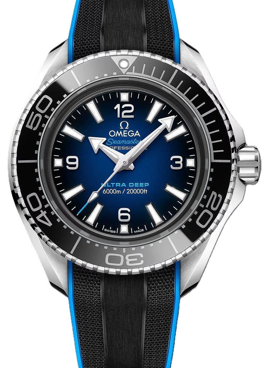 Omega Seamaster Planet Ocean 6000 M Niebieski 45.5 mm Stal 215.32.46.21.03.001