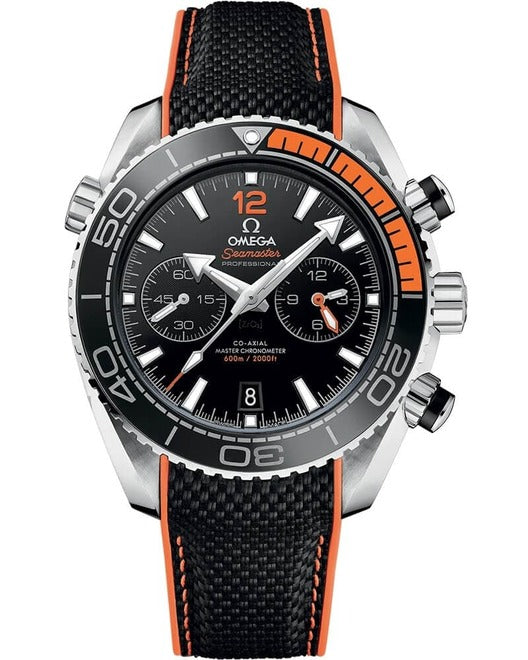Omega Seamaster Planet Ocean Chronograph Czarny Stal