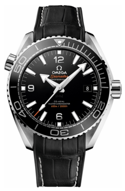 Omega Seamaster Planet Ocean 600 M Czarny 43.5 mm Stal