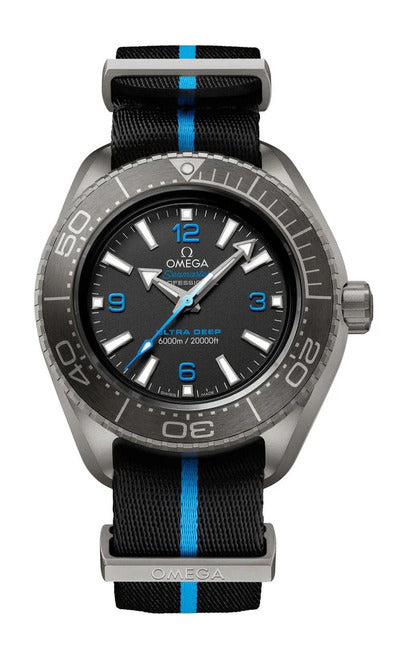 Omega Seamaster Planet Ocean 6000M Czarny 45.5 mm Tytan