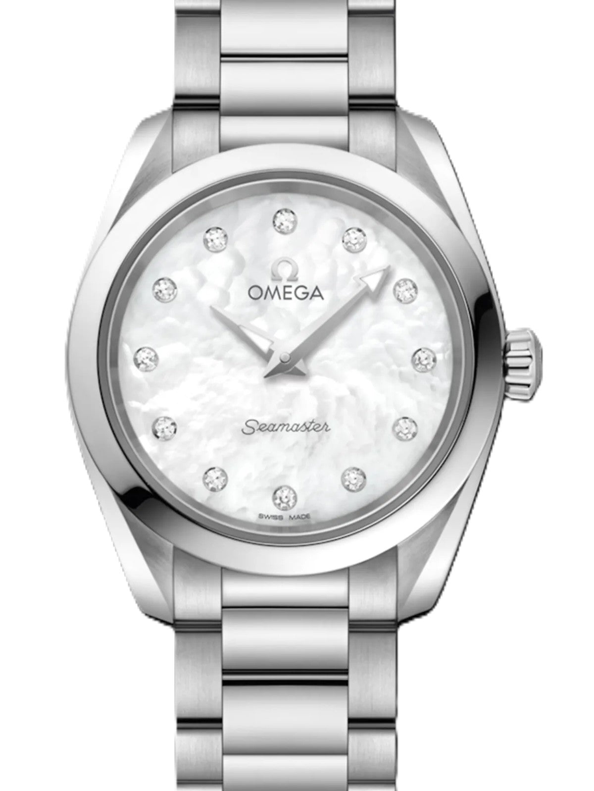 Omega Seamaster Aqua Terra 150 M Masa perlowa 28 mm Stal 220.10.28.60.55.001