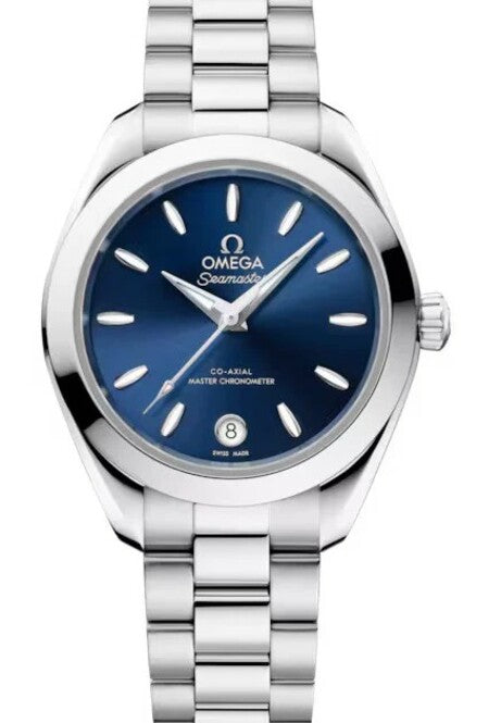 Omega Seamaster Aqua Terra Niebieski 30 mm Stal 220.10.30.20.03.001