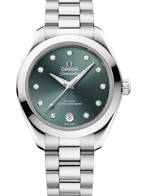 Omega Seamaster Aqua Terra Zielony 30 mm Stal 220.10.30.20.60.001