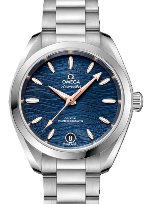 Zegarek damski Omega Seamaster Aqua Terra 150 M Niebieski 34 mm Stal 220.10.34.20.03.001