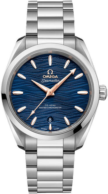 Omega Seamaster Aqua Terra 150M Co Axial 38mm Niebieski Stal