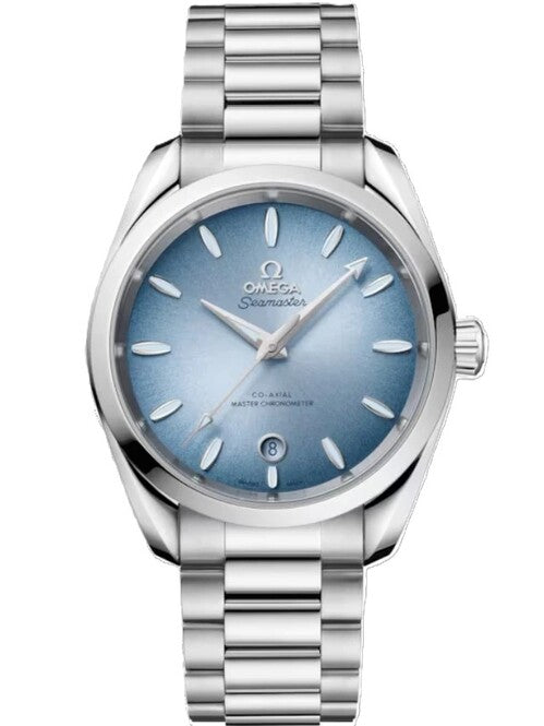 Omega Seamaster Aqua Terra 150M Co Axial 38mm Niebieski Stal