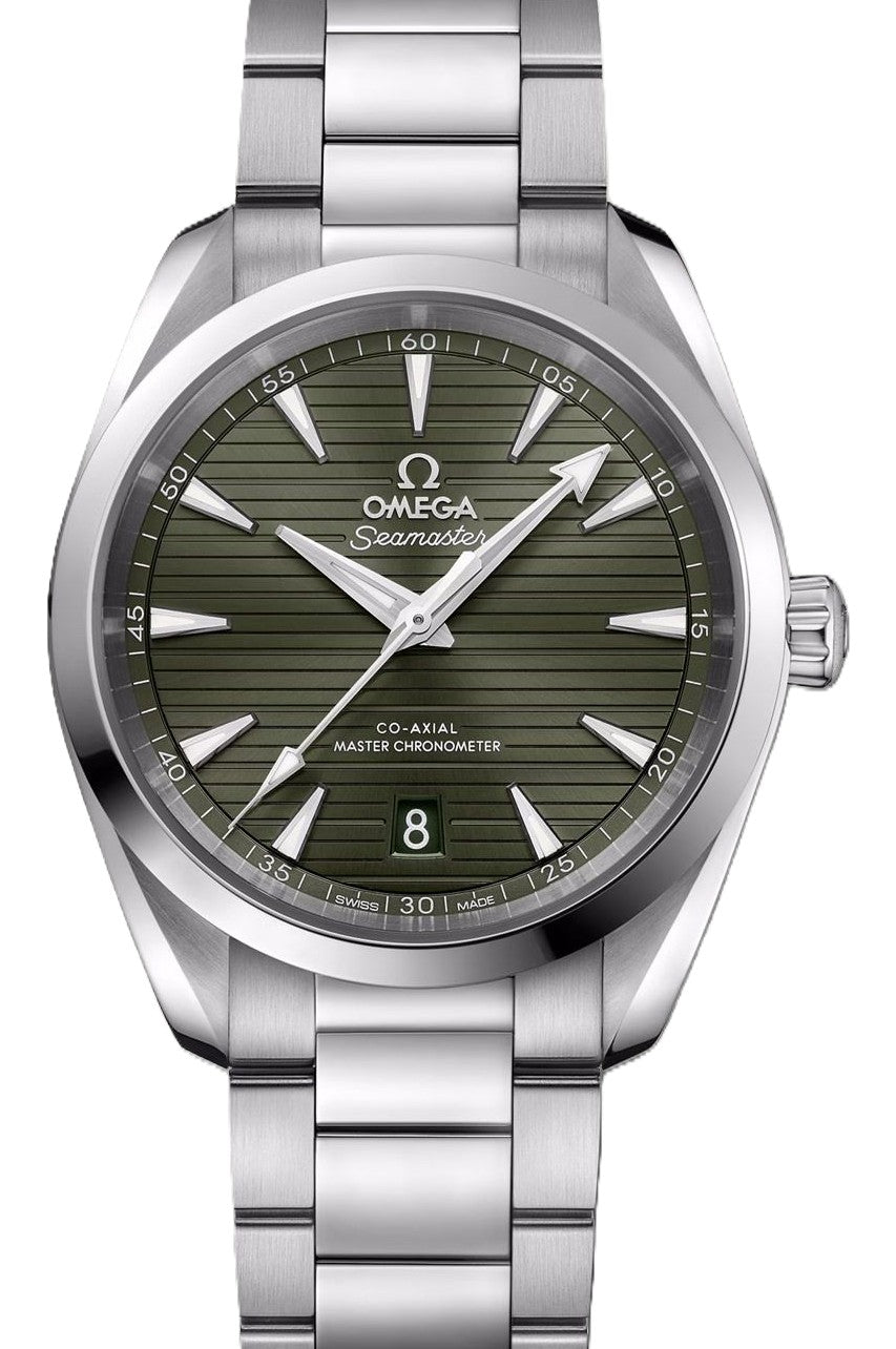 Omega Seamaster Aqua Terra 150 M Zielony 38 mm Stal 220.10.38.20.10.003