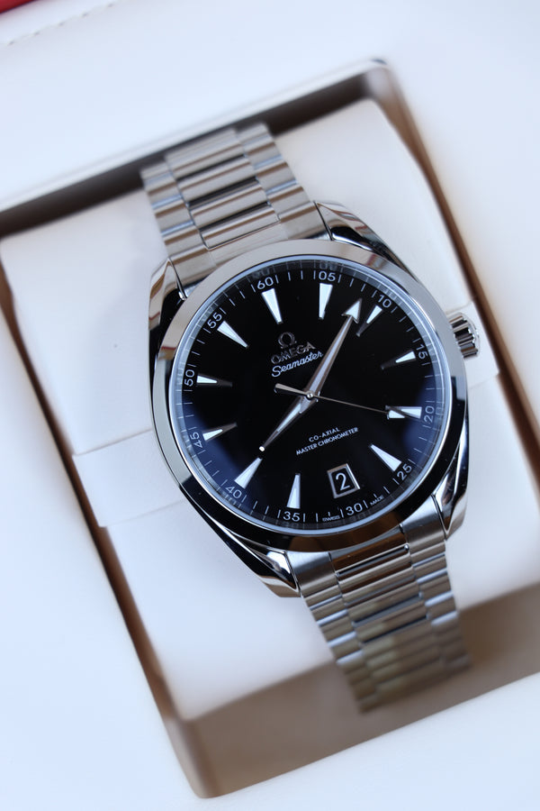 Omega Seamaster Aqua Terra Czarny 41 mm Stal