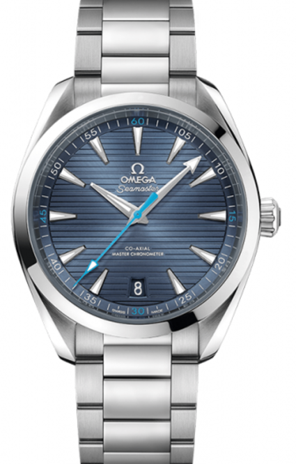 Omega Seamaster Aqua Terra 150M Co Axial 41mm Niebieski Stal