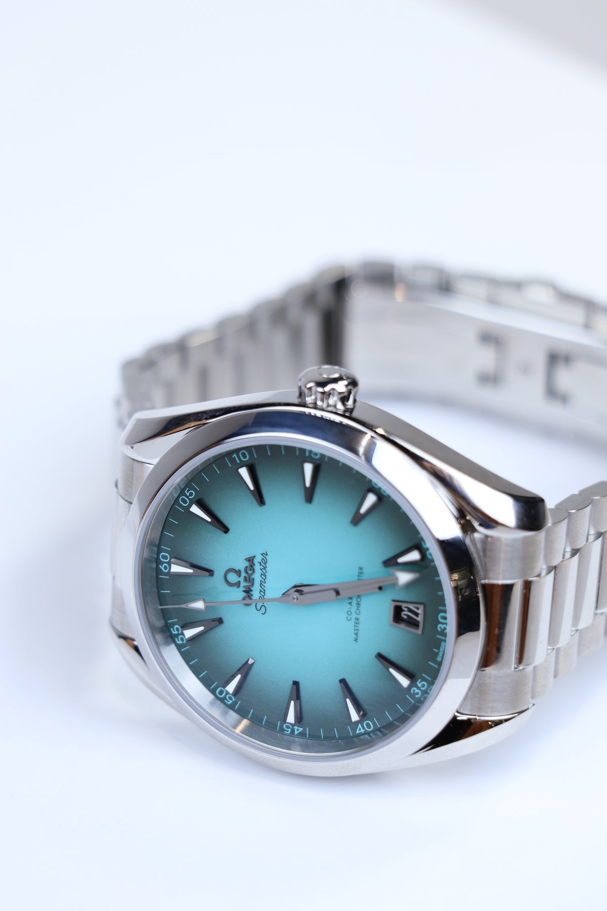 Omega Seamaster Aqua Terra Turkusowy 41 mm Stal 220.10.41.21.03.006