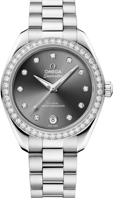 Omega Seamaster Aqua Terra Szary 30 mm Stal 220.15.30.20.56.001