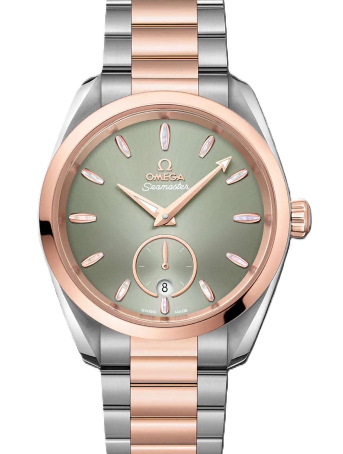 Omega Seamaster Aqua Terra 150 M Zielony 38 mm Zloto/Stal 220.20.38.20.10.001