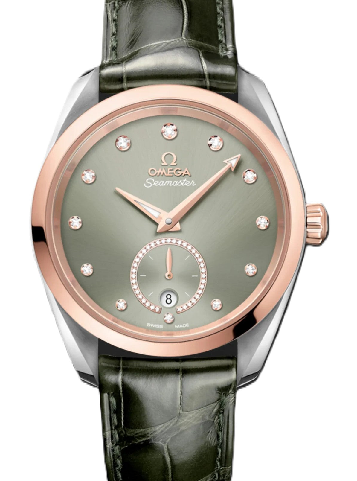 Omega Seamaster Aqua Terra 150 M Zielony 38 mm Zloto/Stal 220.23.38.20.60.001