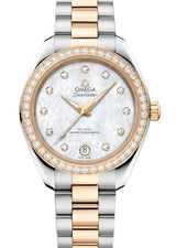 Omega Seamaster Aqua Terra Biały 30 mm Złoto/Stal 220.25.30.20.55.001