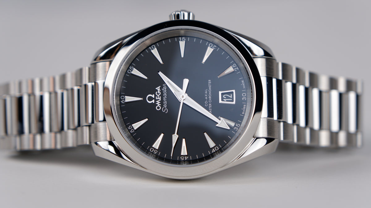 Omega Seamaster Aqua Terra Czarny 38 mm Stal 220.10.38.20.01.004
